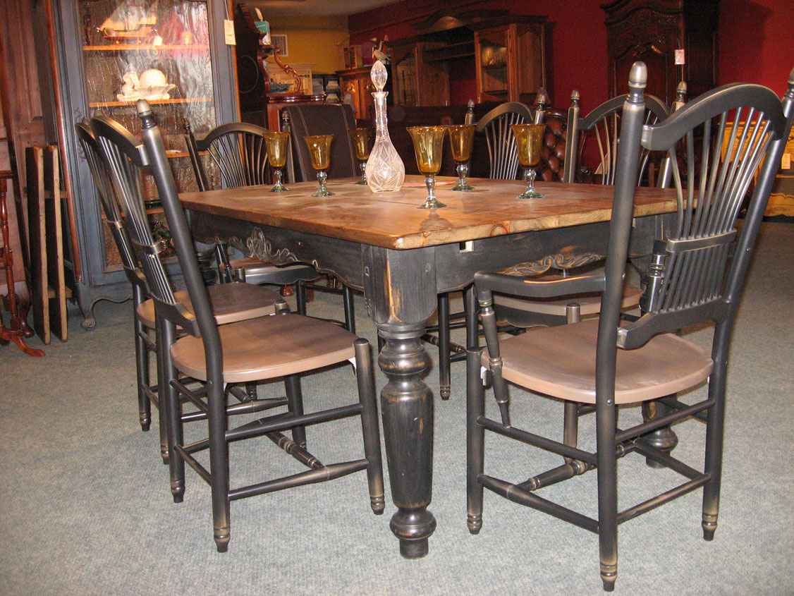 Table en Bois Massif pour salle à manger ou cuisine fait au Québec –  Brustique